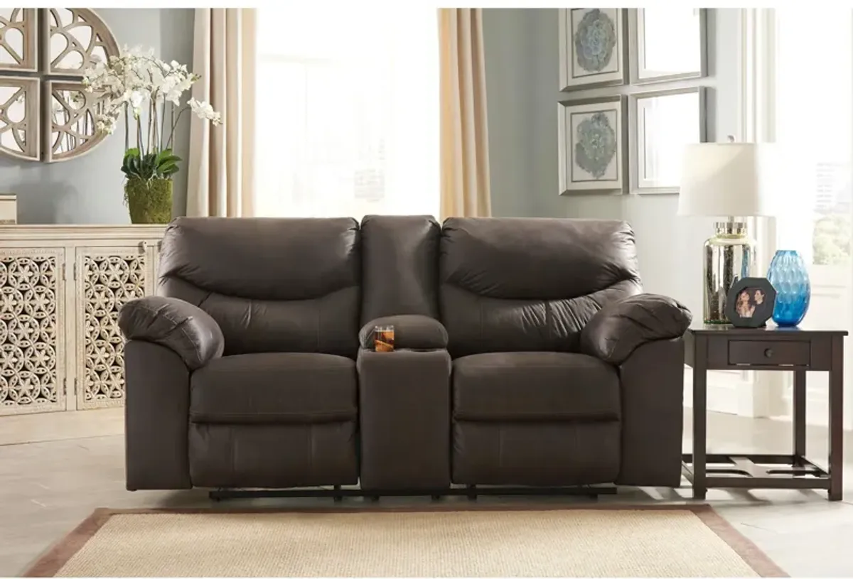 Boxberg Reclining Console Loveseat