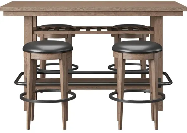 Benton 5 Piece Backless Dining Set
