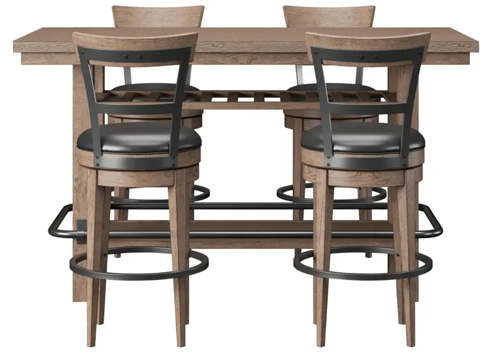 Benton 5 Piece Swivel Dining Set