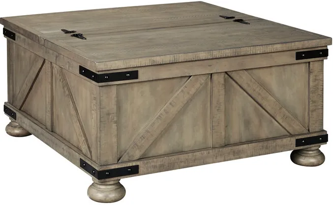 Aldwin Gray Storage Coffee Table