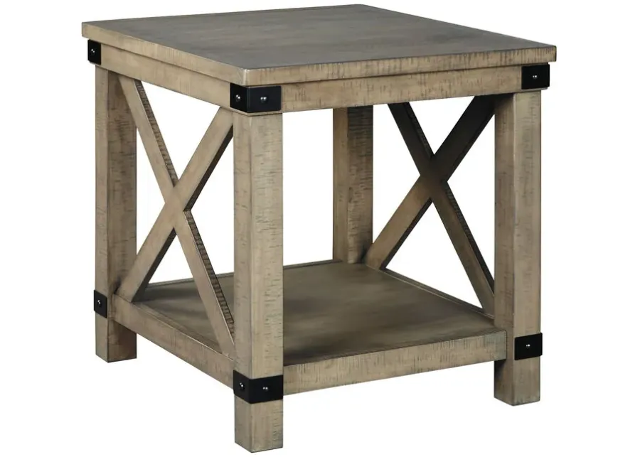 Aldwin Gray End Table