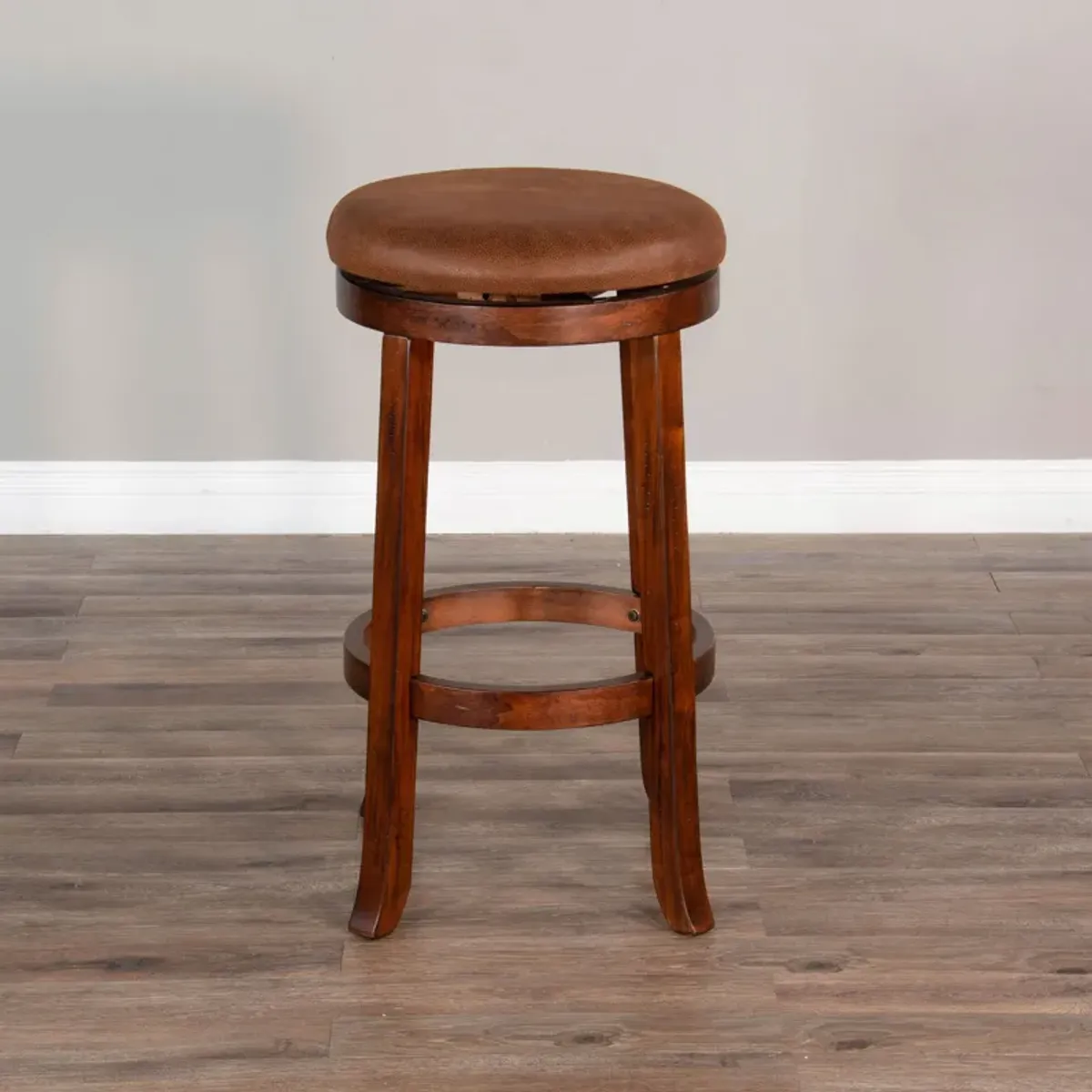 | Sedona Backless Swivel Bar Stool | Dark Chocolate