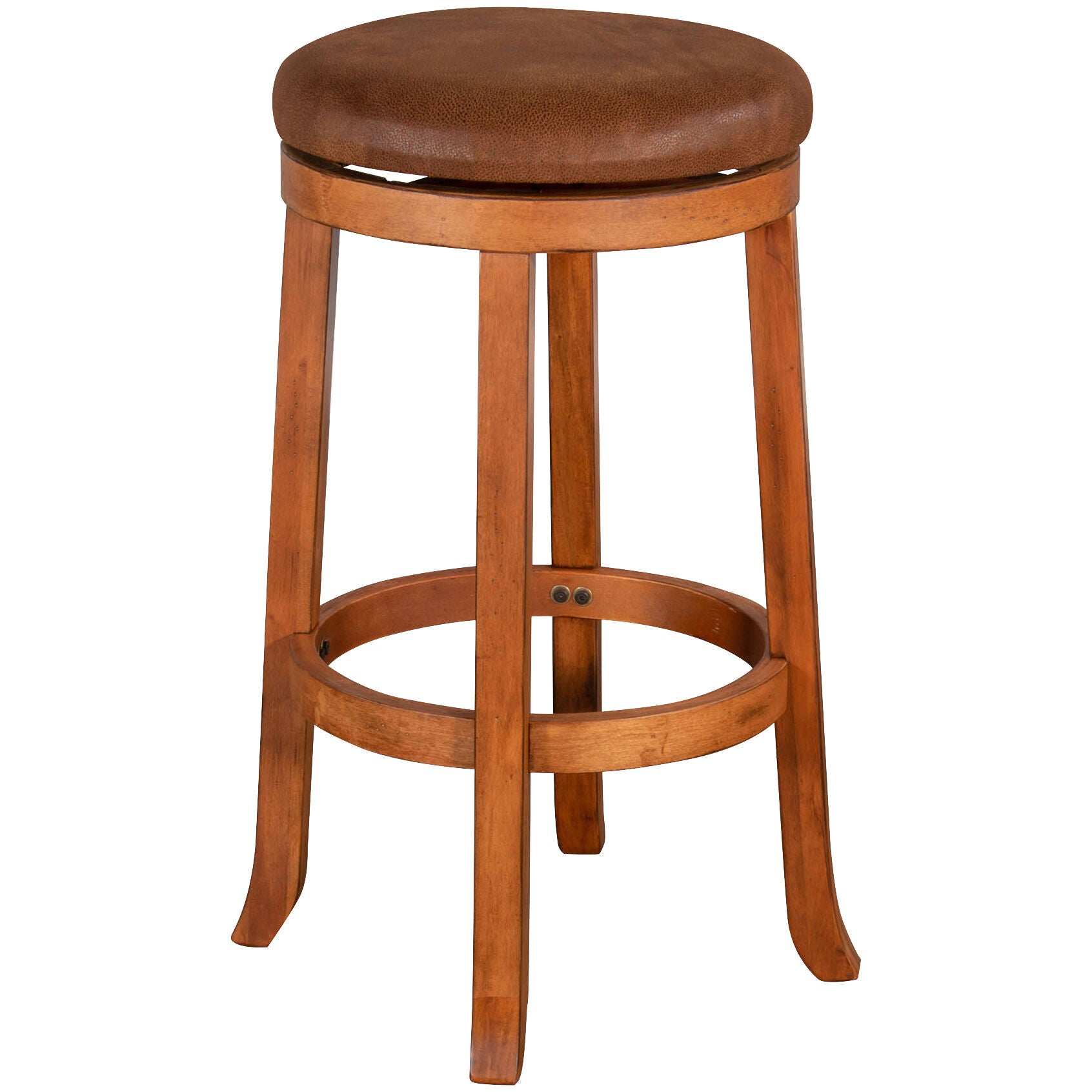 Sunny Designs | Sedona Backless Swivel Bar Stool | Dark Chocolate