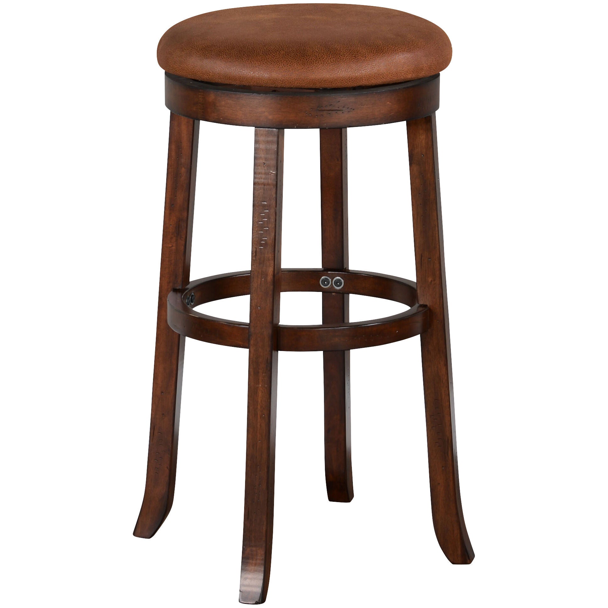 Sunny Designs | Sedona Backless Swivel Bar Stool | Dark Chocolate