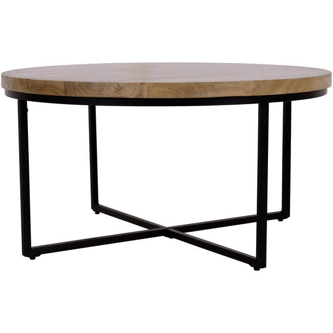 Ames Natural Round Coffee Table