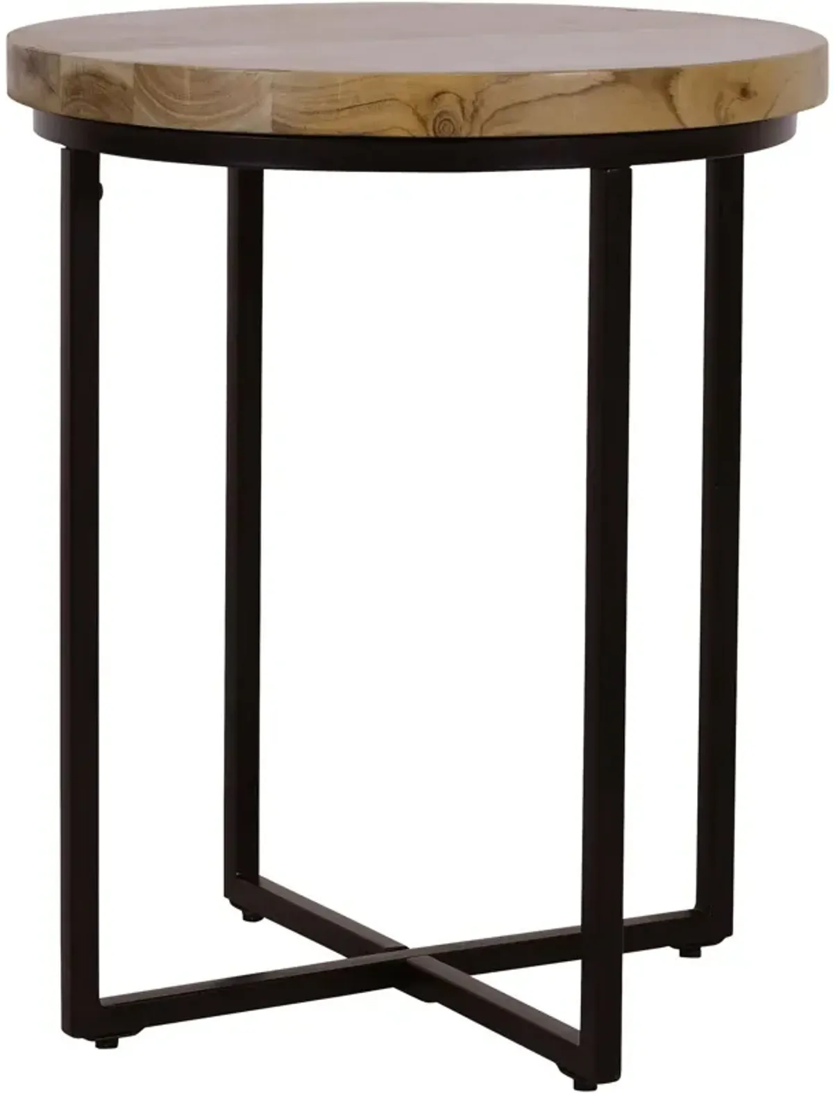 Ames Round End Table