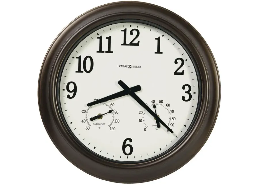 Tawney Bronze Wall Clock