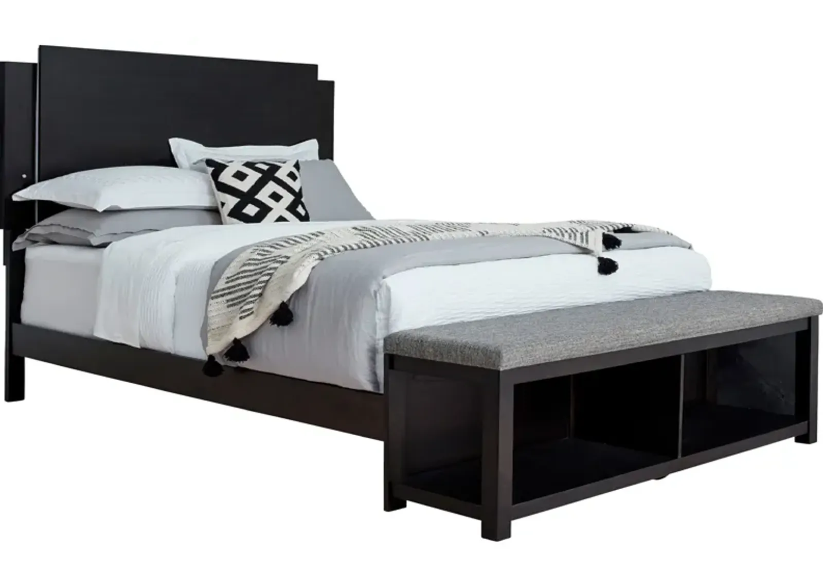 | King Foxfire Bed | Midnight