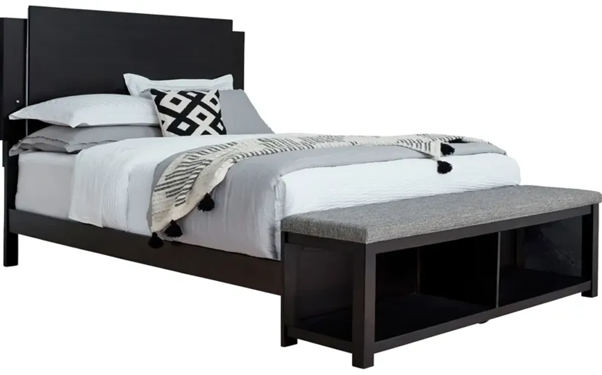 | King Foxfire Bed | Midnight