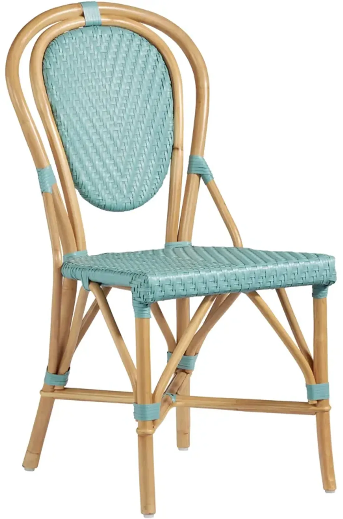 | Dixie Accent Side Chair | Caribbean Blue