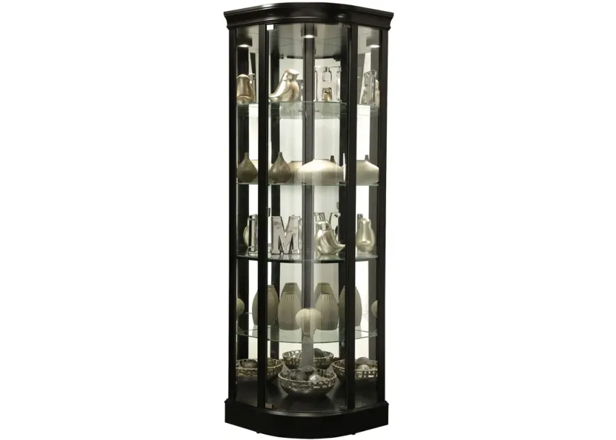 Howard Miller | Marlowe Curio Cabinet | Black