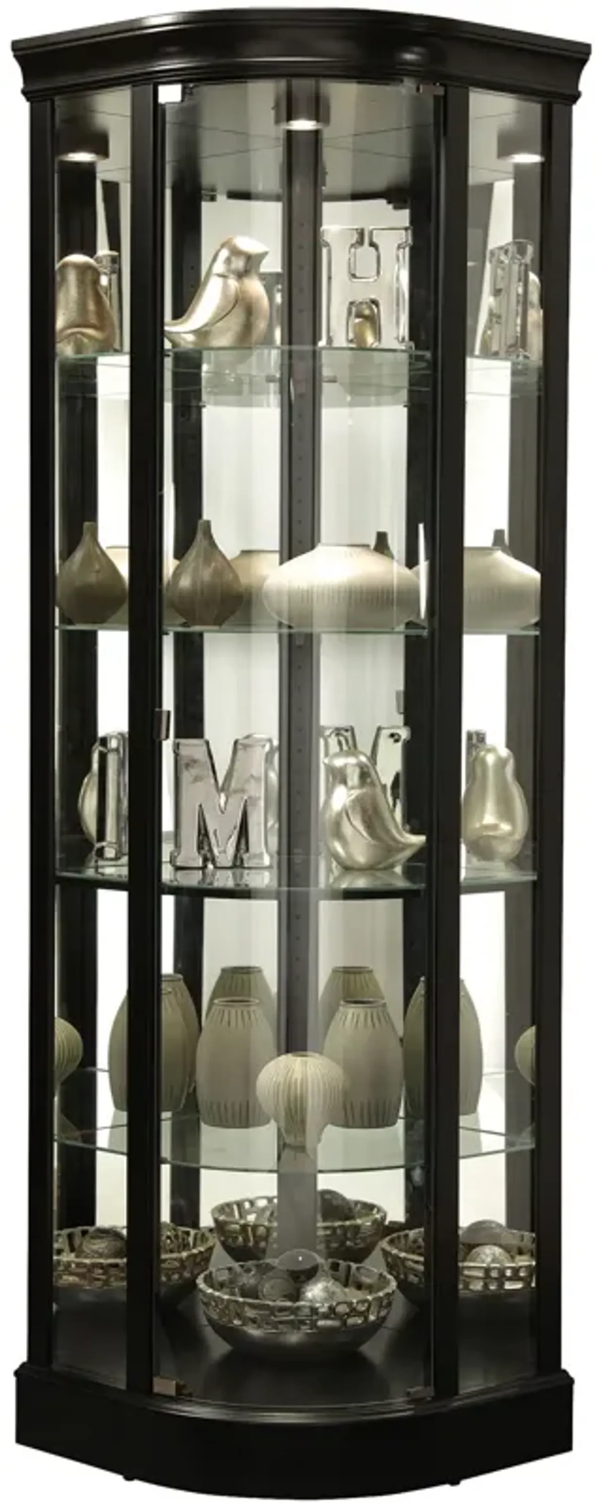 | Marlowe Curio Cabinet | Black