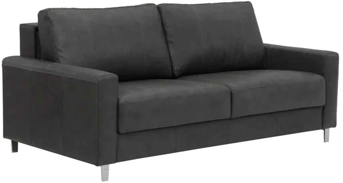 Nico Leather Sleeper Loveseat