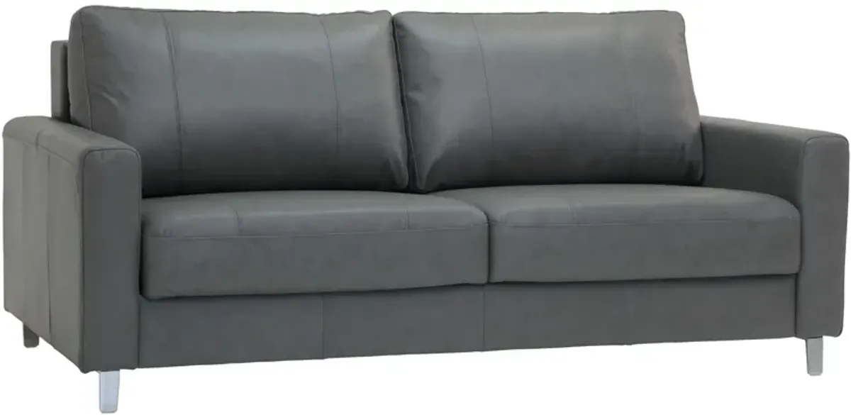 Nico Leather Sleeper Loveseat