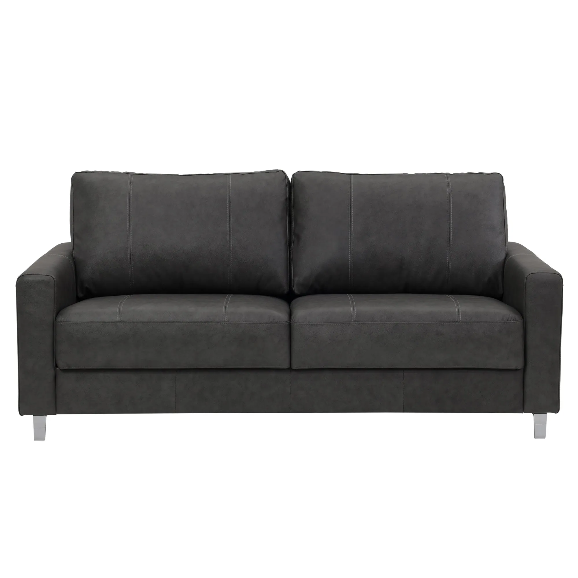 Luonto Furniture | Queen Nico Leather Sleeper Loveseat | Brown