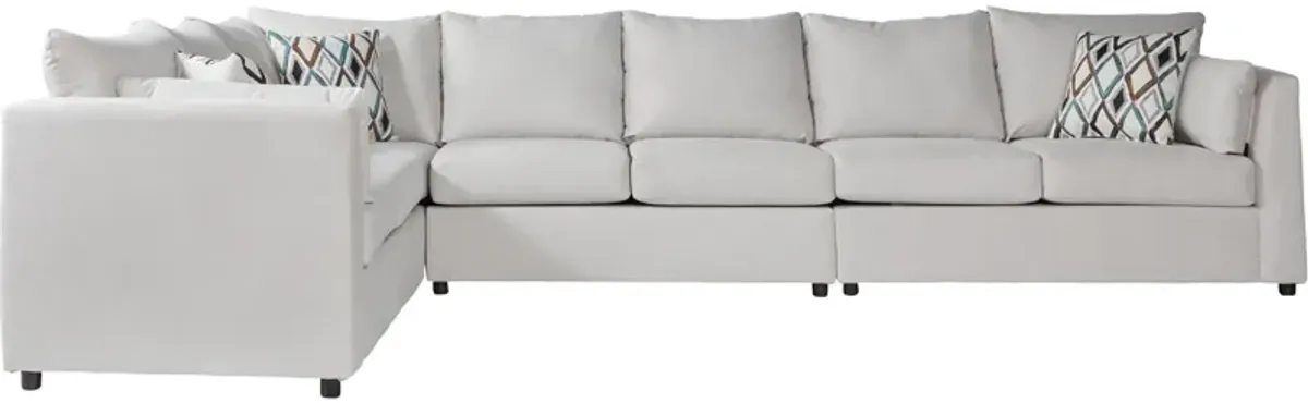 | Payne 3 Piece Left Sectional | Eggshell