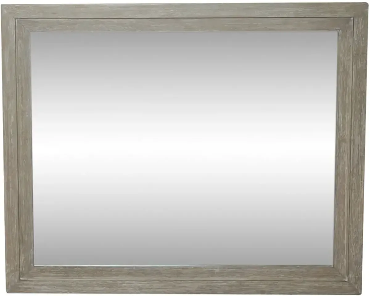 | Belmar Landscape Mirror | Washed Taupe