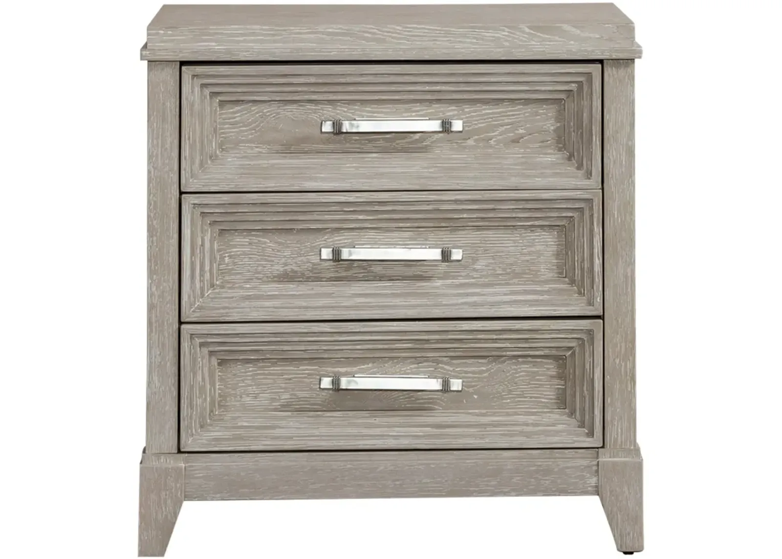 | Belmar 3 Drawer Nightstand | Washed Taupe