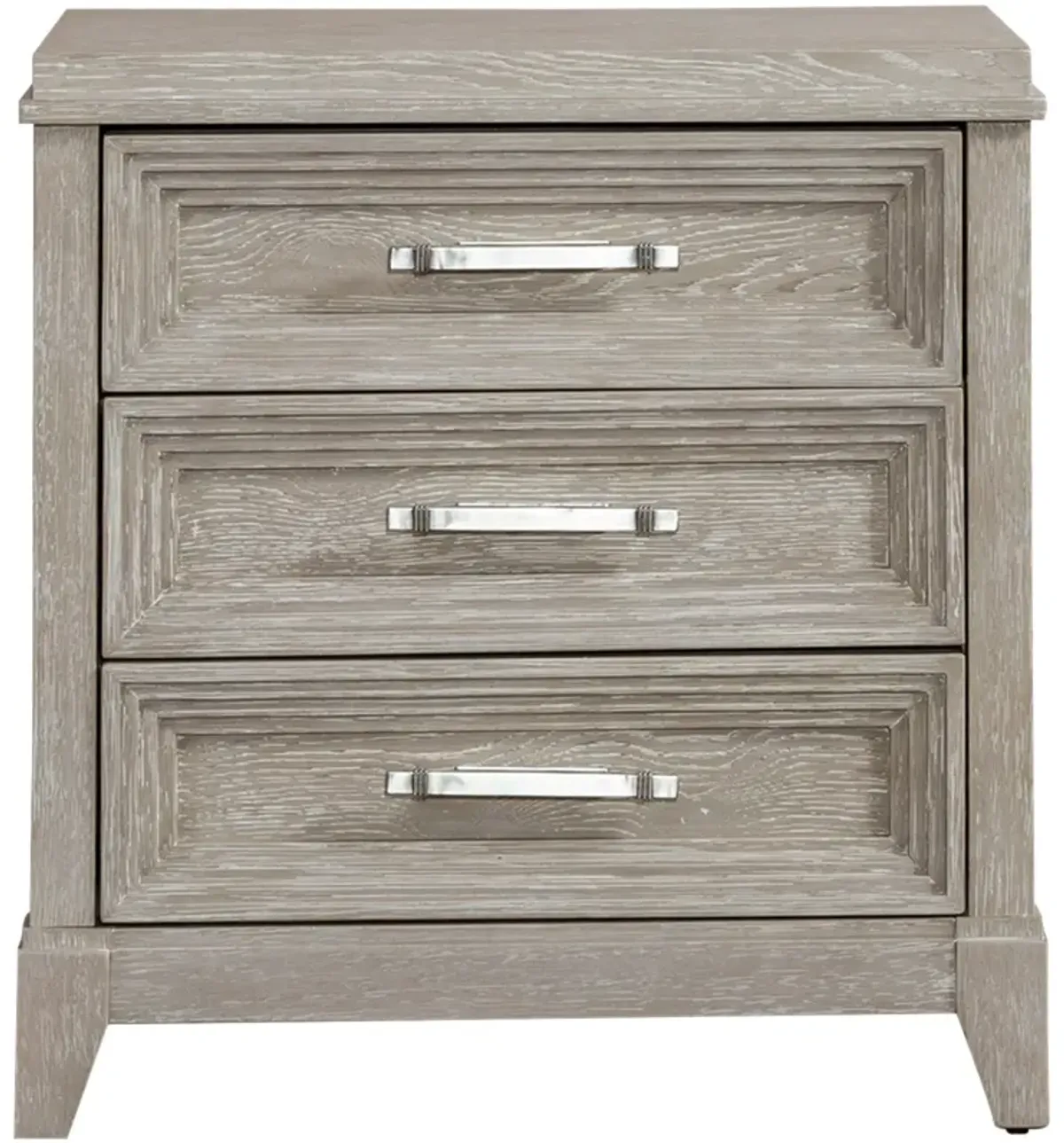 | Belmar 3 Drawer Nightstand | Washed Taupe