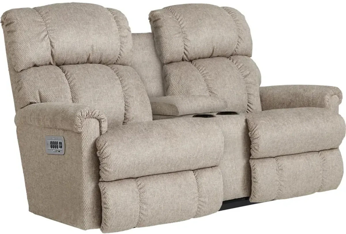 Pinnacle Power Reclining Console Loveseat