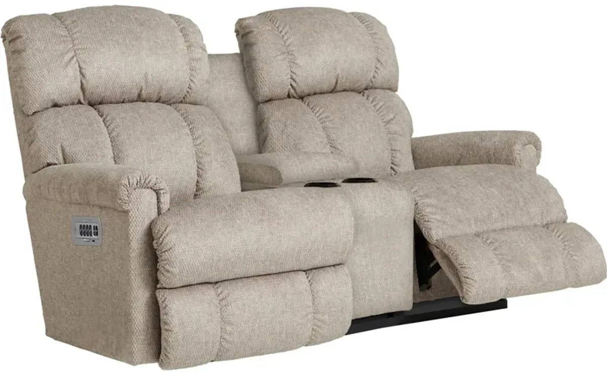 Pinnacle Power Reclining Console Loveseat