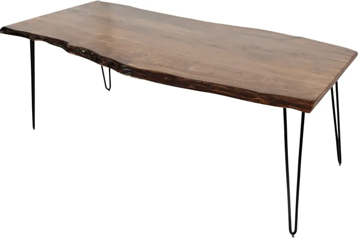 | Natures Edge 79" Dining Table | Light Chestnut