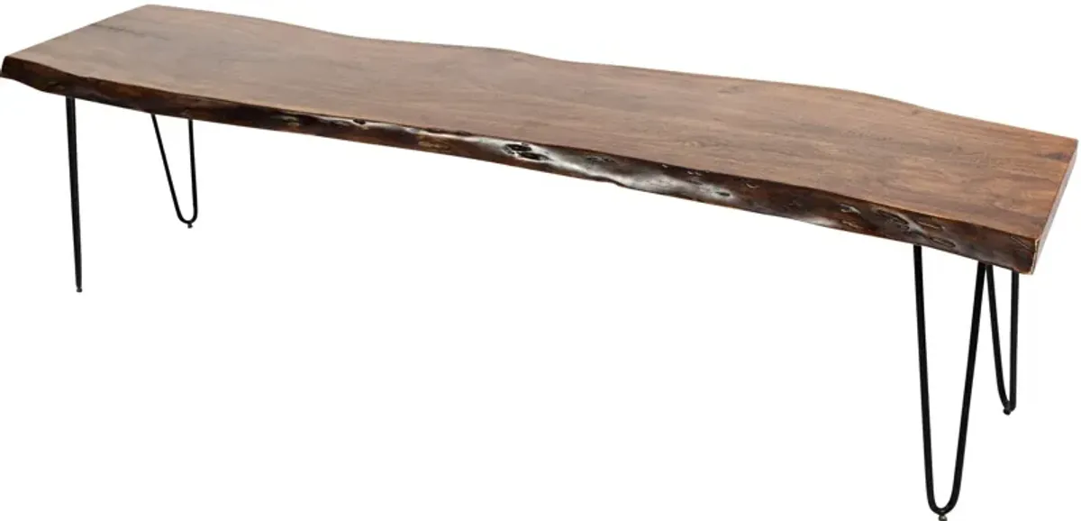 | Natures Edge 70" Bench | Light Chestnut