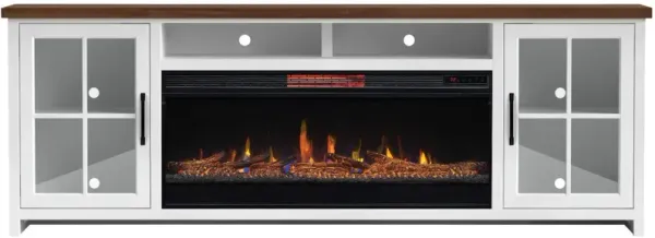 Legends Furniture Hampton 88 Inch Fireplace Console