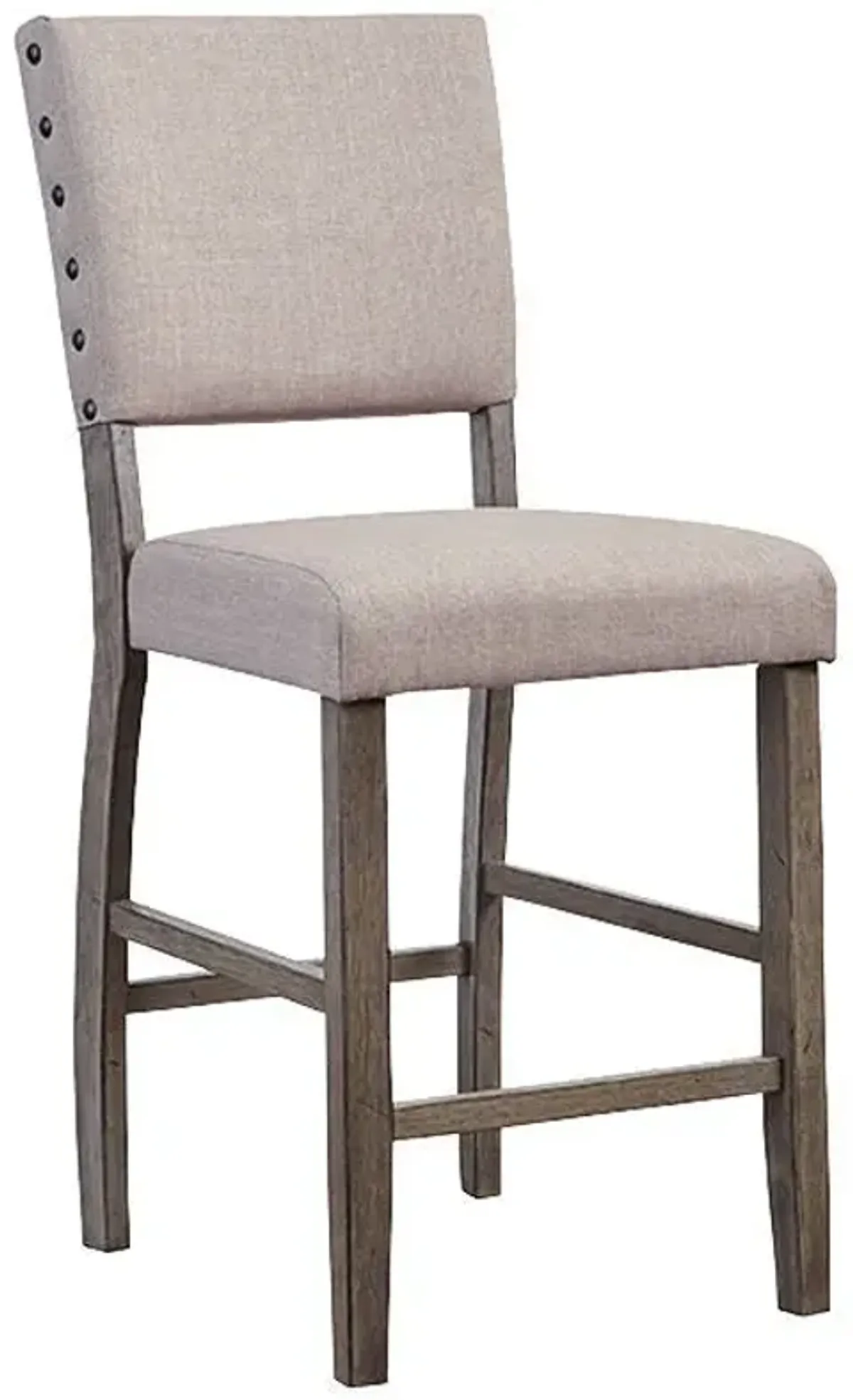 | Township Upholstered Counter Stool | Smokey Oak