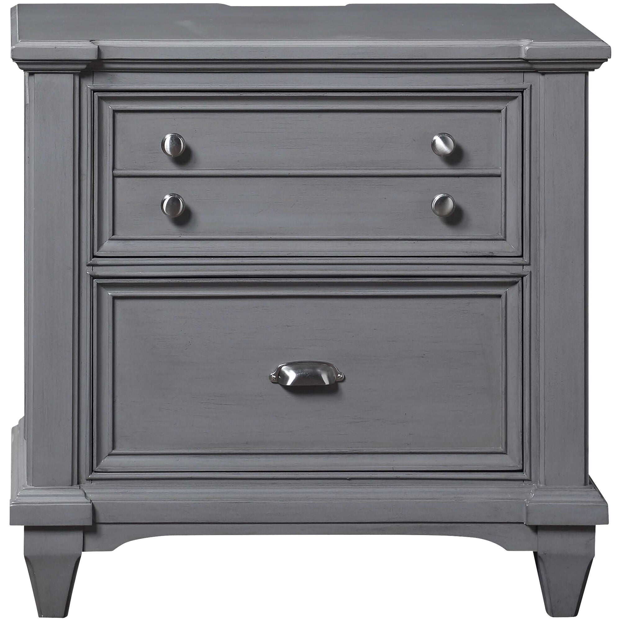 Davis Direct | Hilton Head 2 Drawer Nightstand | Gray