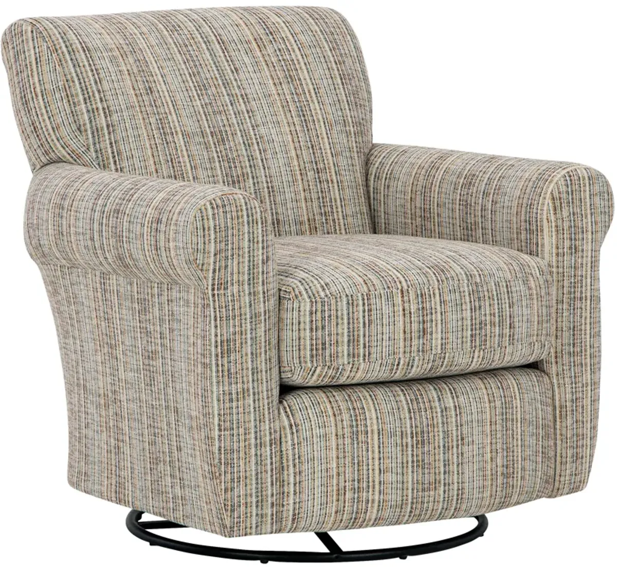 | Gemily Swivel Glider Accent Chair | Brown