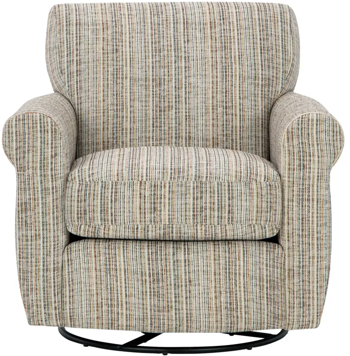 | Gemily Swivel Glider Accent Chair | Brown