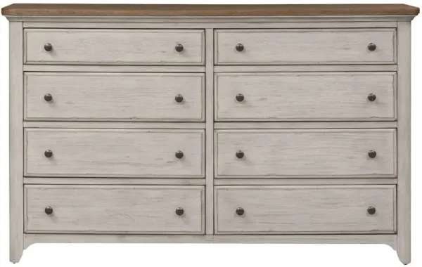 Liberty Furniture Farmhouse Reimagined 8 Drawer Dresser