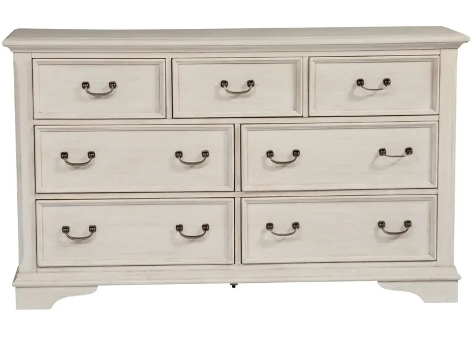 | Bayside 7 Drawer Dresser | Antique White