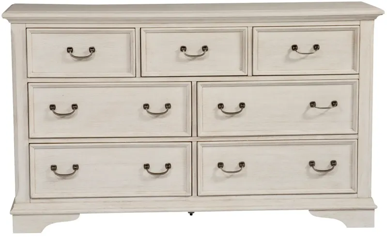 Liberty Furniture | Bayside 7 Drawer Dresser | Antique White