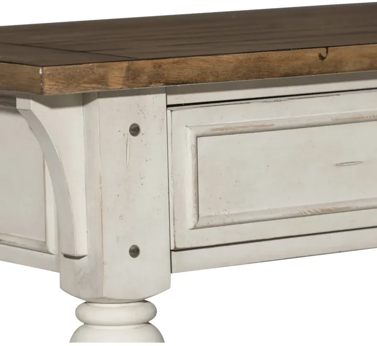 | Morgan Creek Sofa Table | Antique White