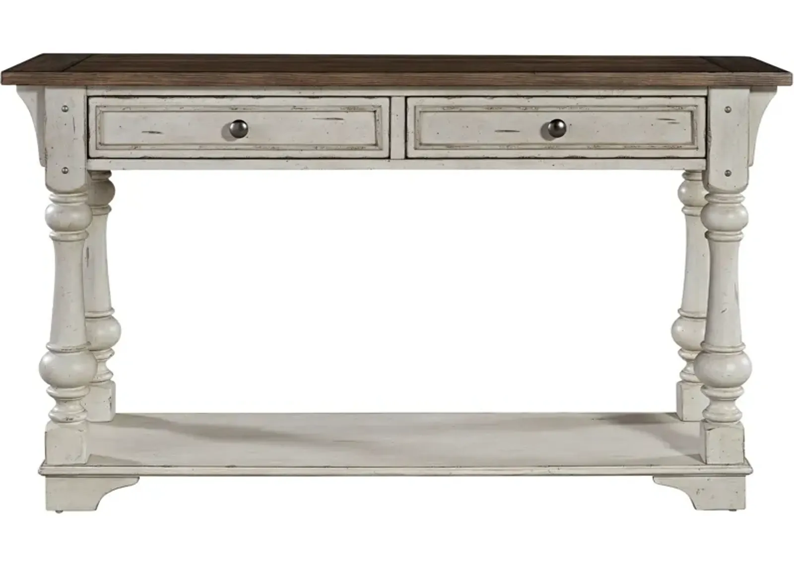 | Morgan Creek Sofa Table | Antique White