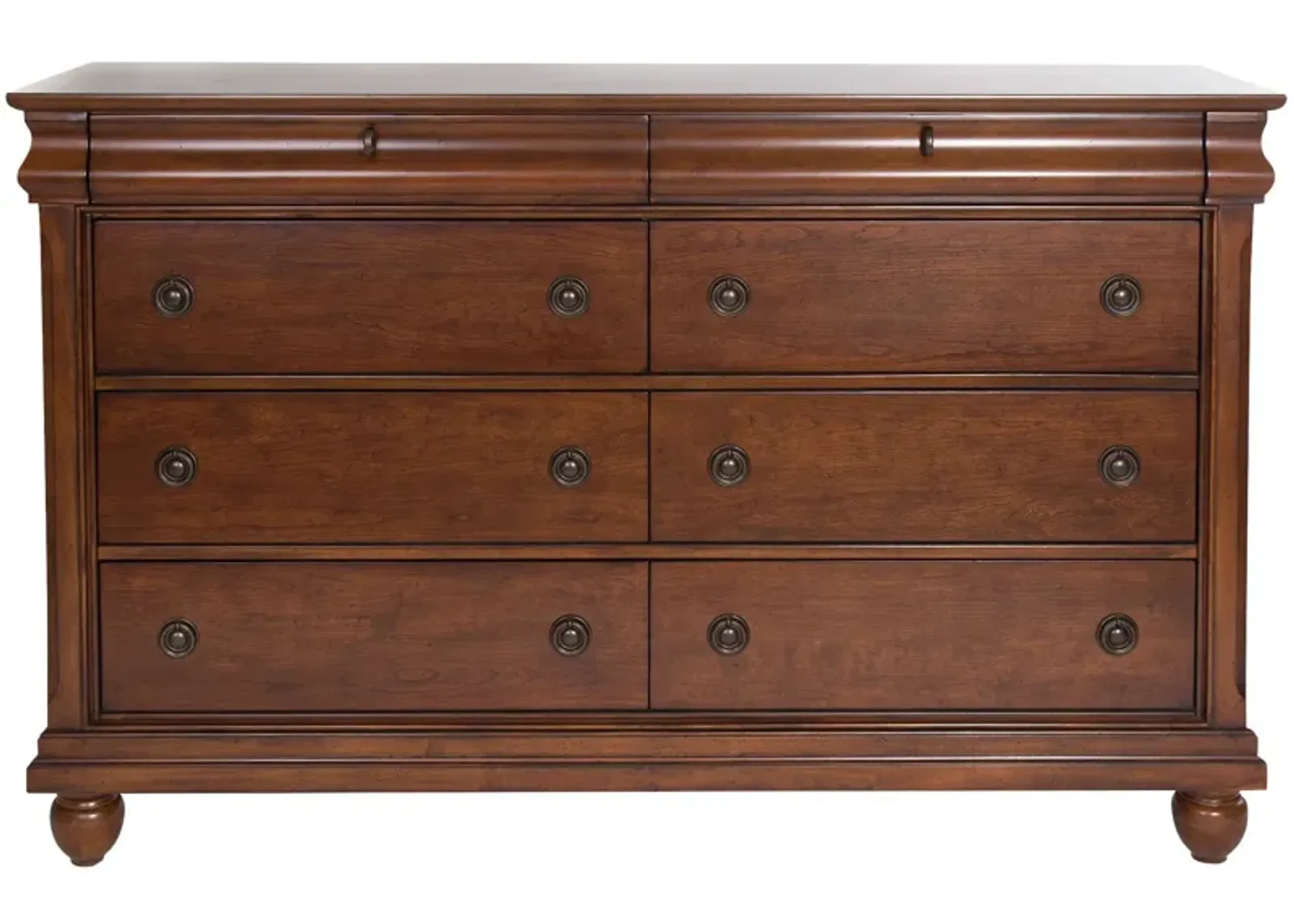 | Rustic Traditions 8 Drawer Dresser | Rustic Cherry