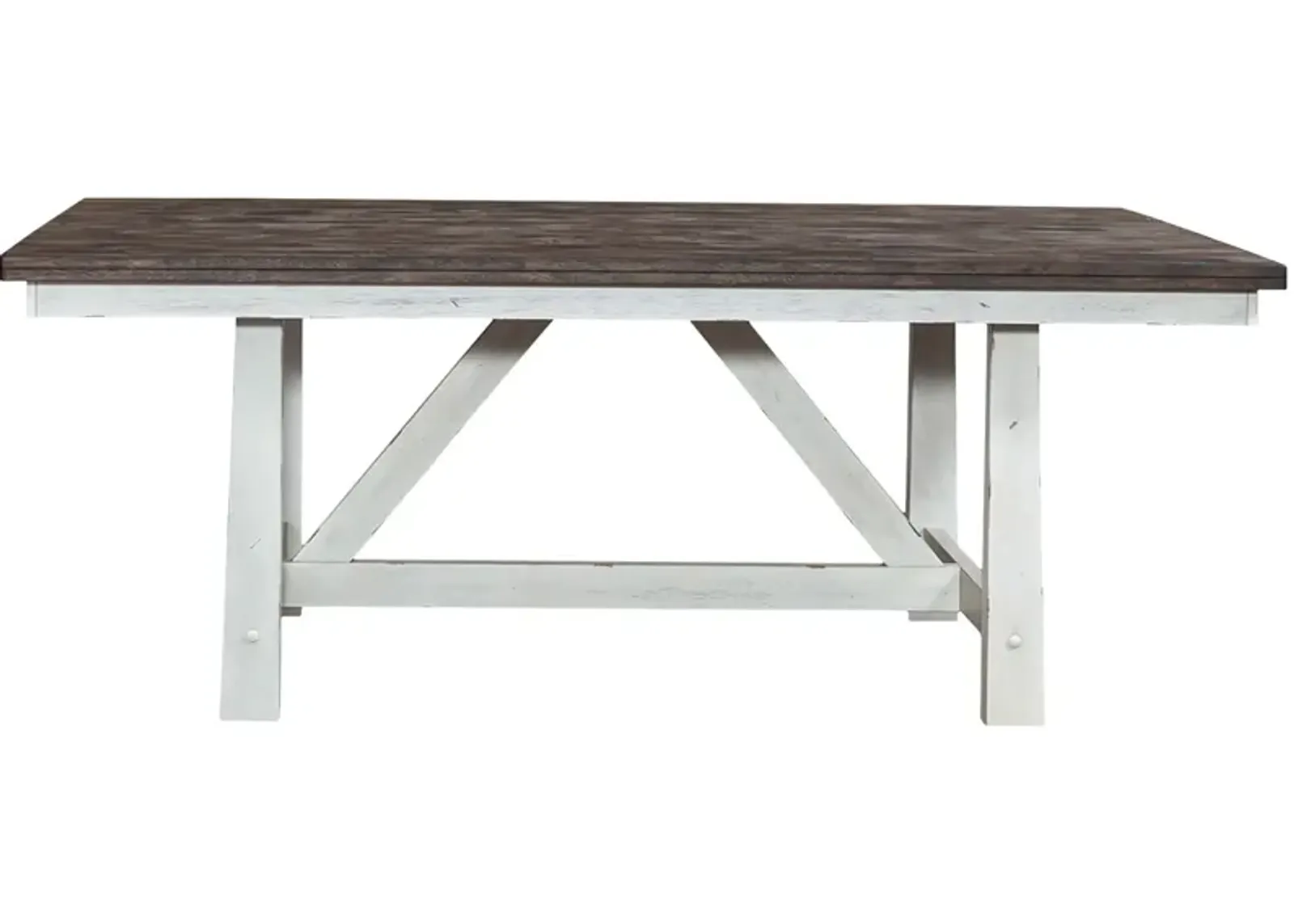 | Farmhouse Fixed Top Table | White