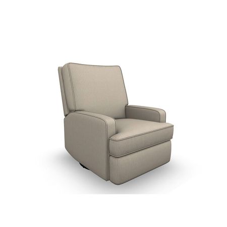 Kersey Linen Swivel Glide Recliner Chair