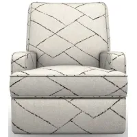 Kersey Parchment Swivel Glide Recliner Chair