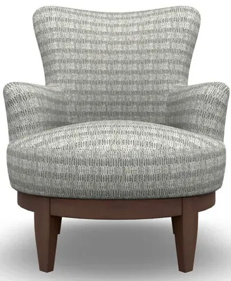 Justine Driftwood Swivel Chair