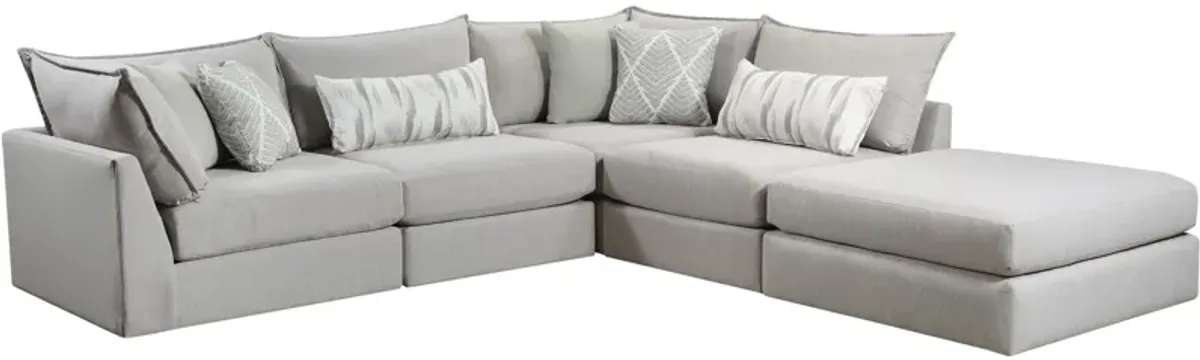 Floza 5 Piece Sectional