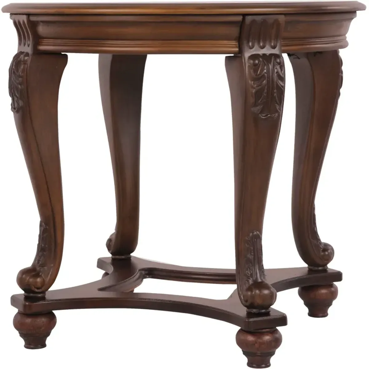 Ashley Furniture | Norcastle End Table | Dark Brown