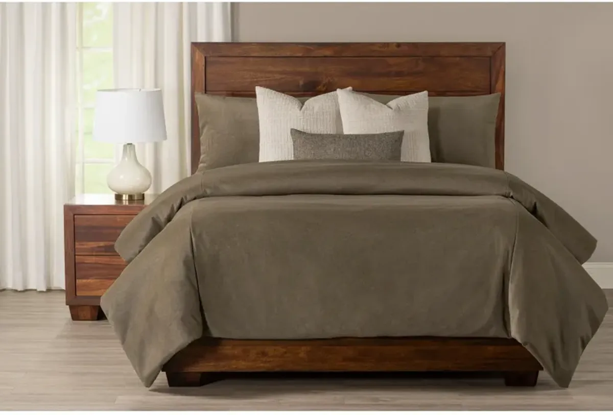 | King Burly 7 Piece Duvet Set | Chestnut