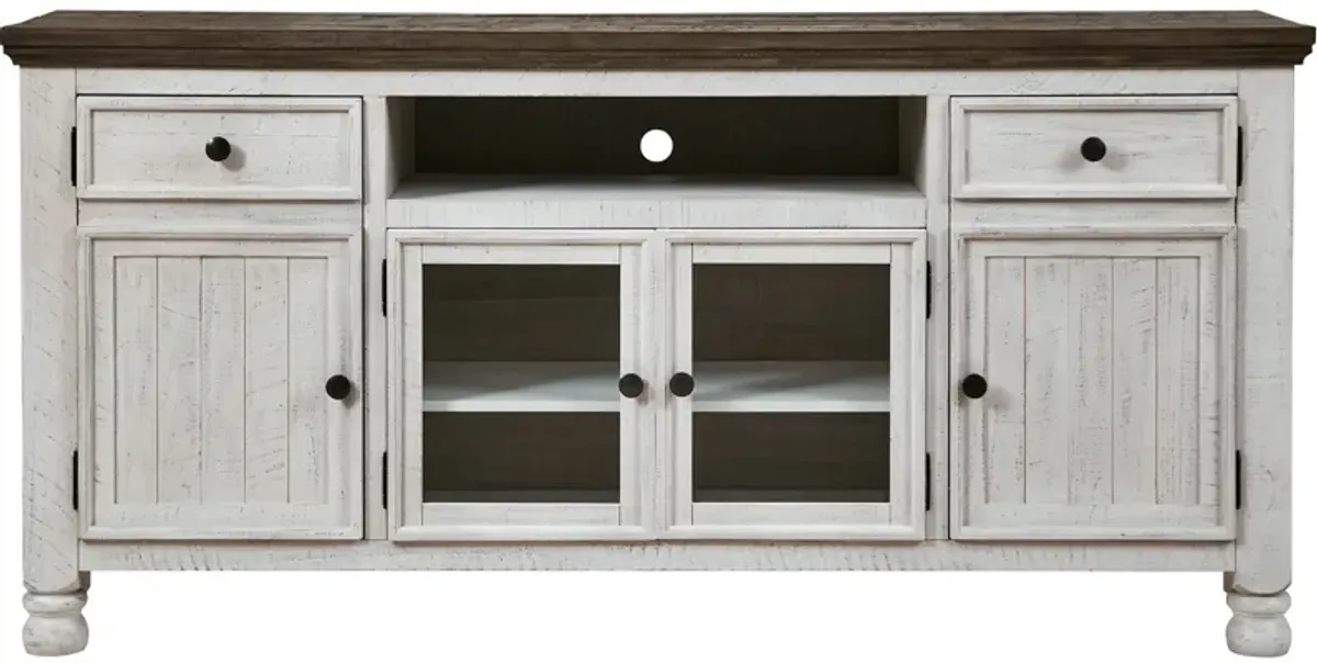 Ashley Furniture | Havalance 74" Console | Antique White