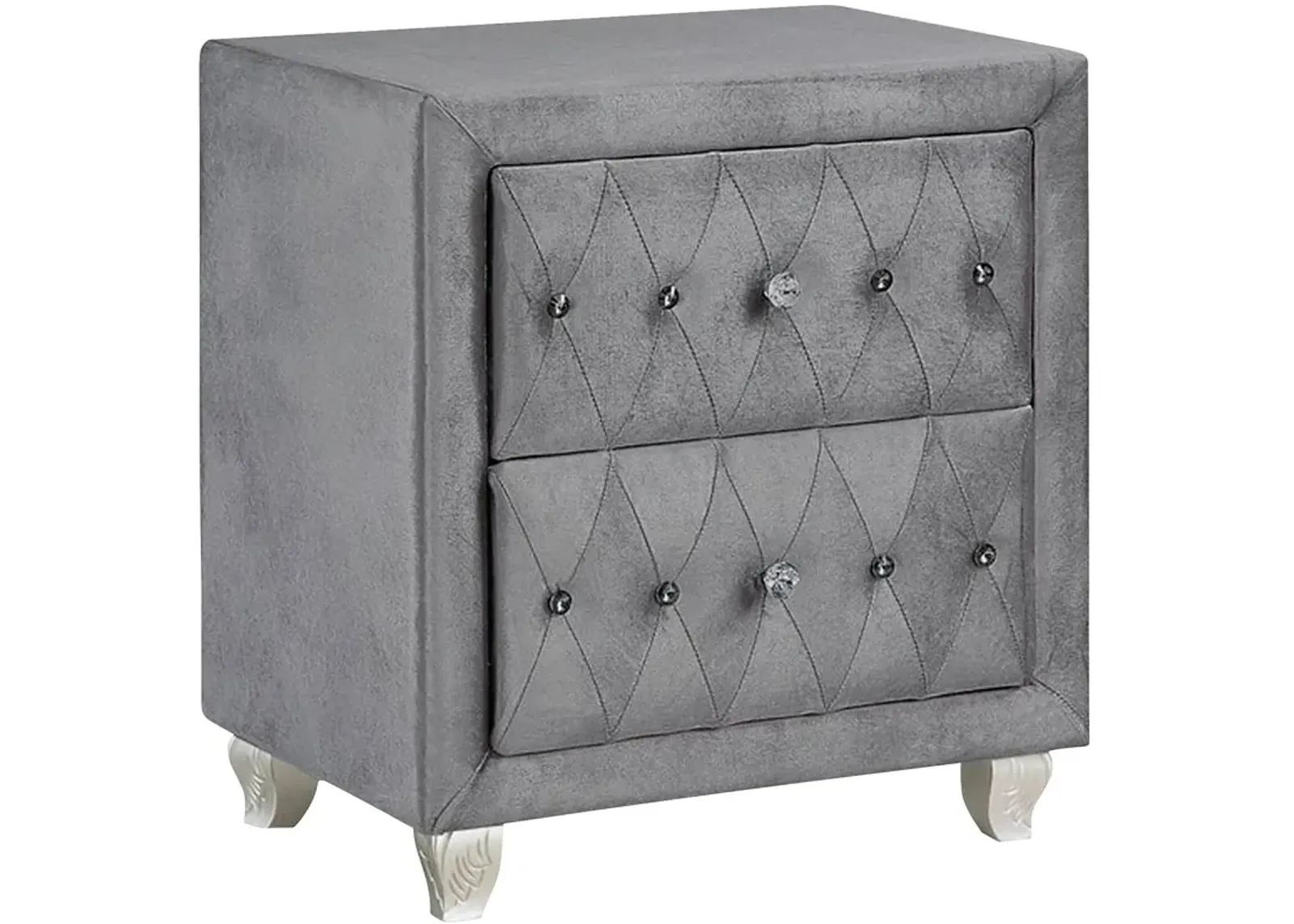 | Alzire Nightstand | Gray