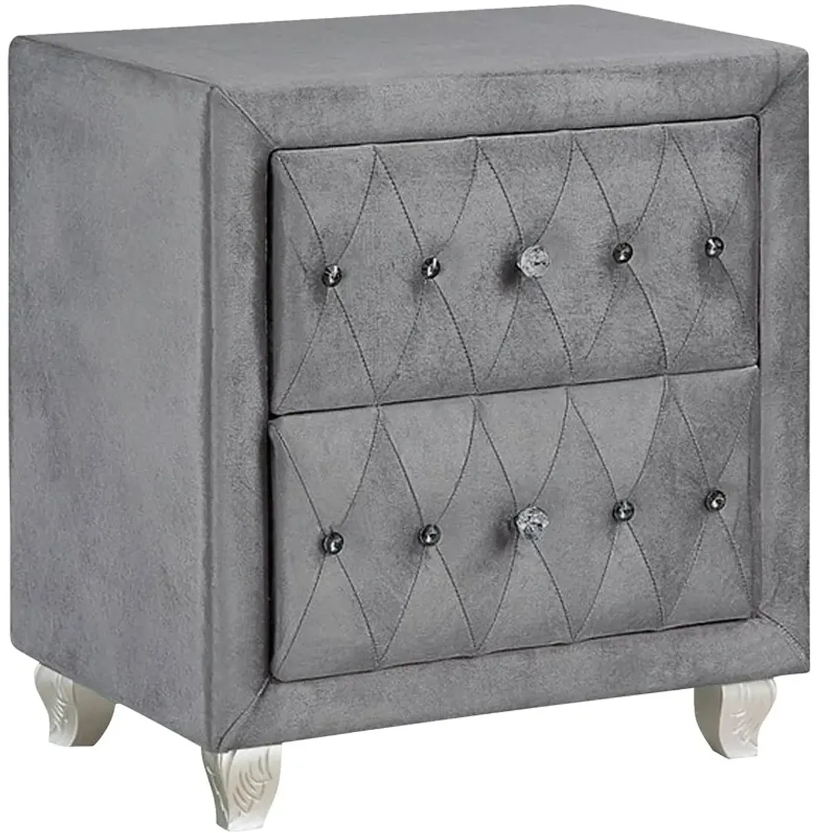 | Alzire Nightstand | Gray