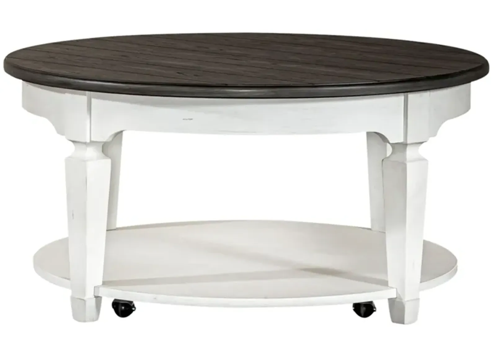 | Allyson Park Cocktail Coffee Table | Wire Brushed White