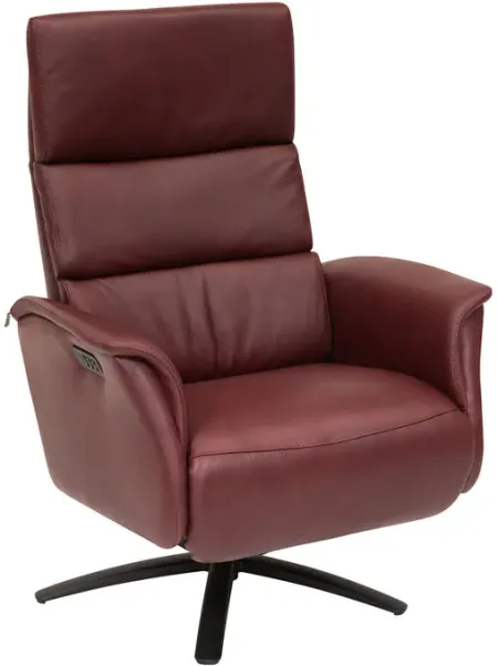 Dedric Ox Medium Power Recliner Chair